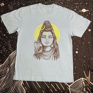 Men’s Delirio Mistico Blue Shirt Size Medium